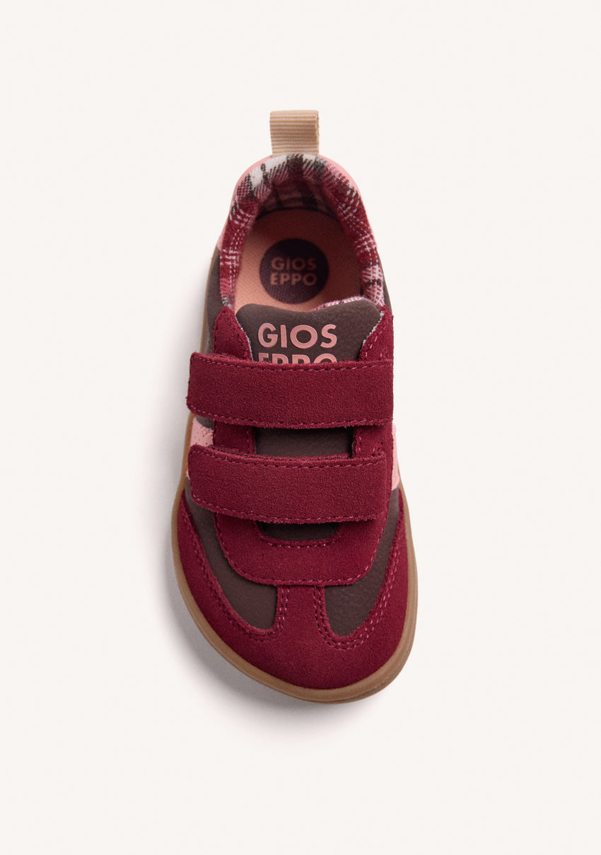 BURGUNDY LEATHER BAREFOOT SHOES