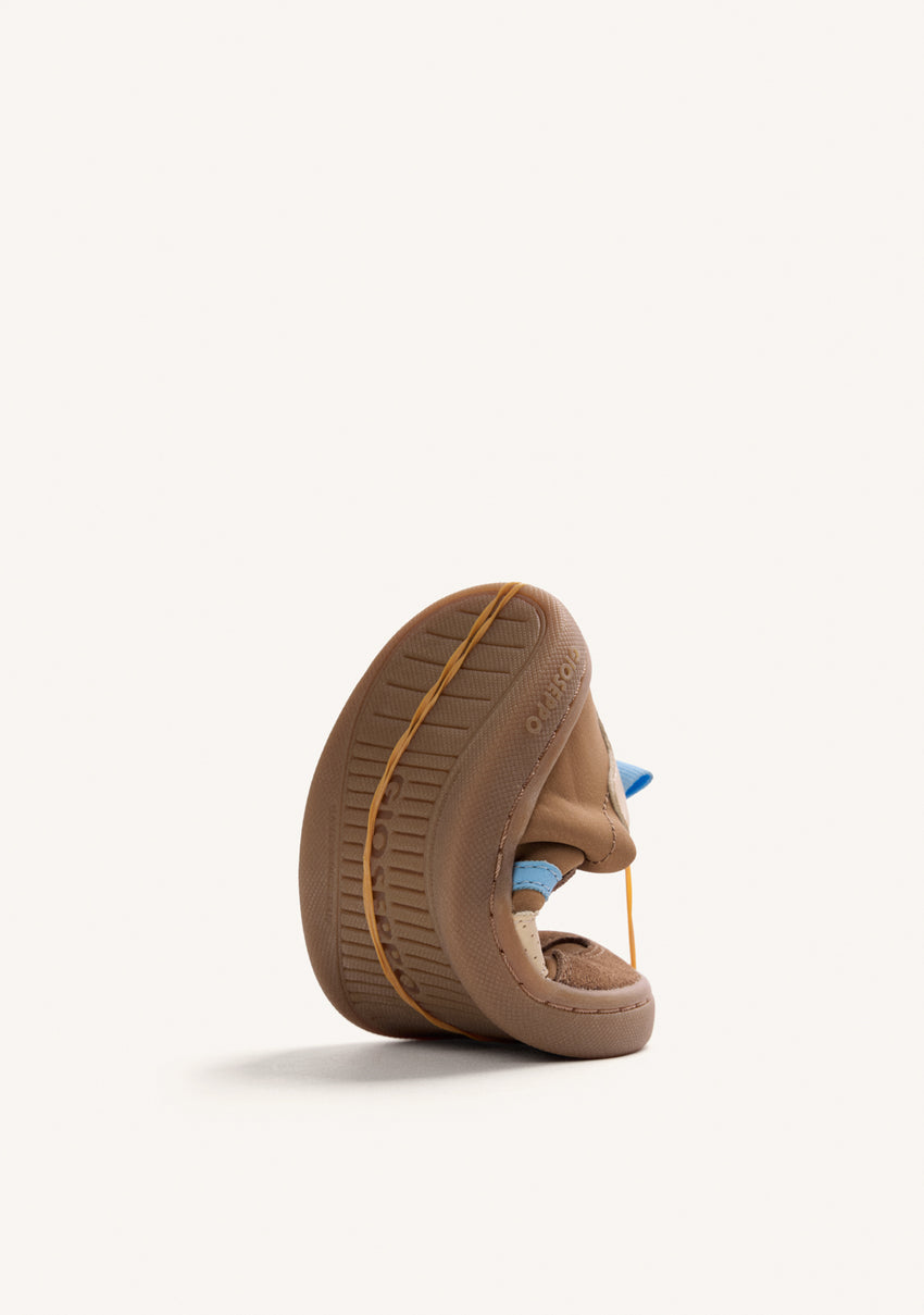 BROWN LEATHER BAREFOOT SHOES