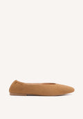 LEATHER BALLET FLATS