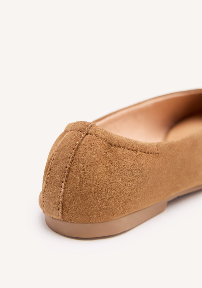LEATHER BALLET FLATS