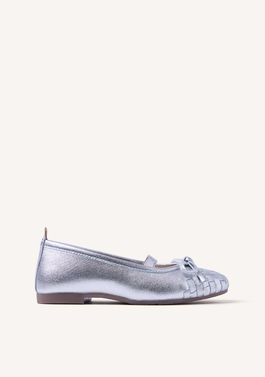 BRAIDED LEATHER BALLET FLATS LARE
