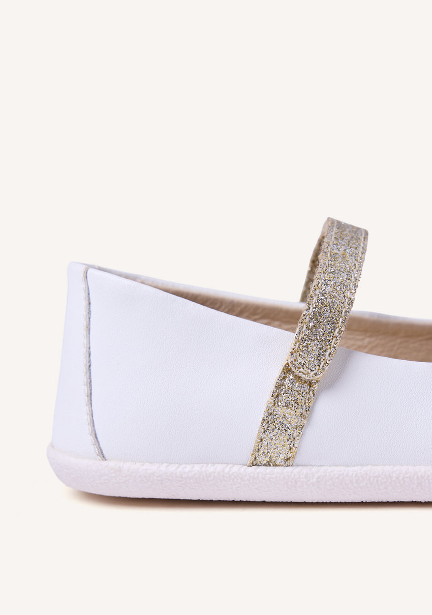 GIOSEPPO BAREFOOT - SHINY LEATHER BALLET FLATS HEMSE