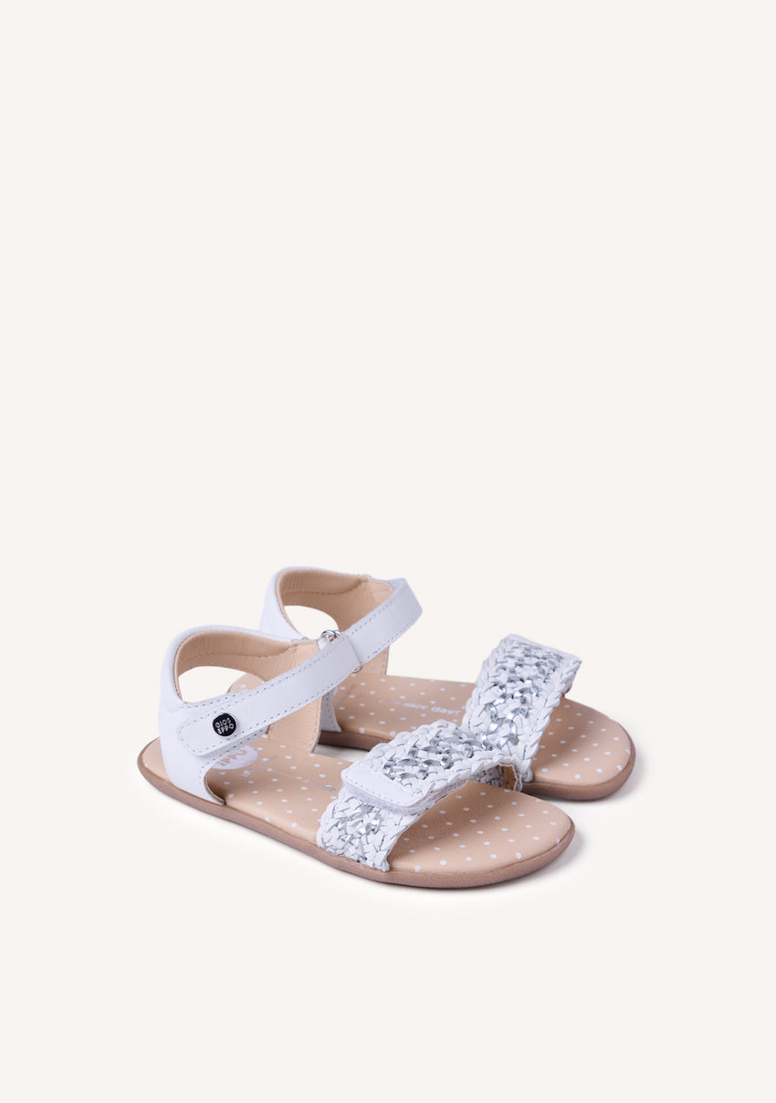 GIOSEPPO BAREFOOT - BRAIDED LEATHER SANDALS SANDOWN