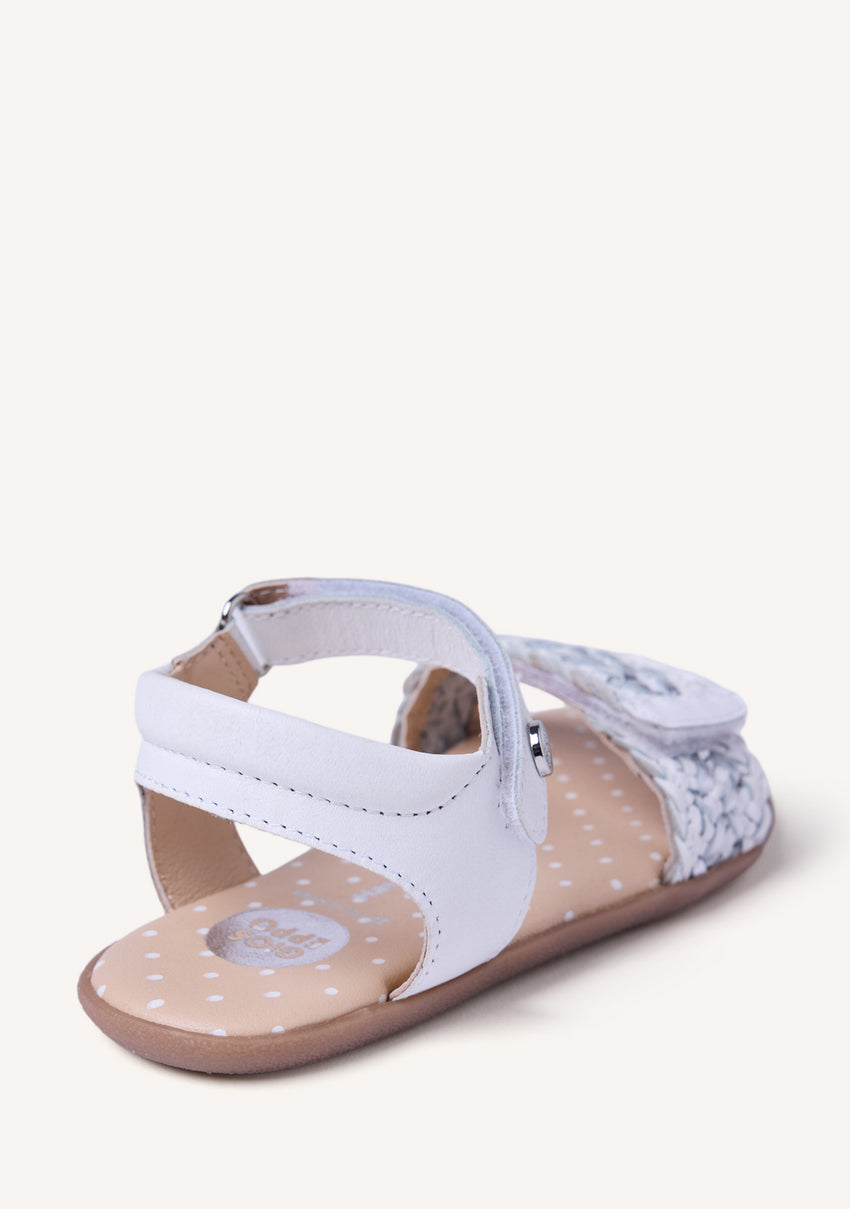 GIOSEPPO BAREFOOT - BRAIDED LEATHER SANDALS SANDOWN