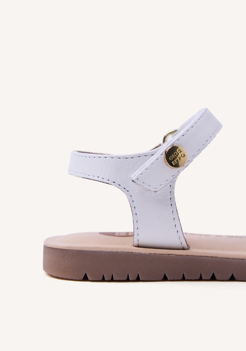 FLOWER LEATHER SANDALS GRADINA