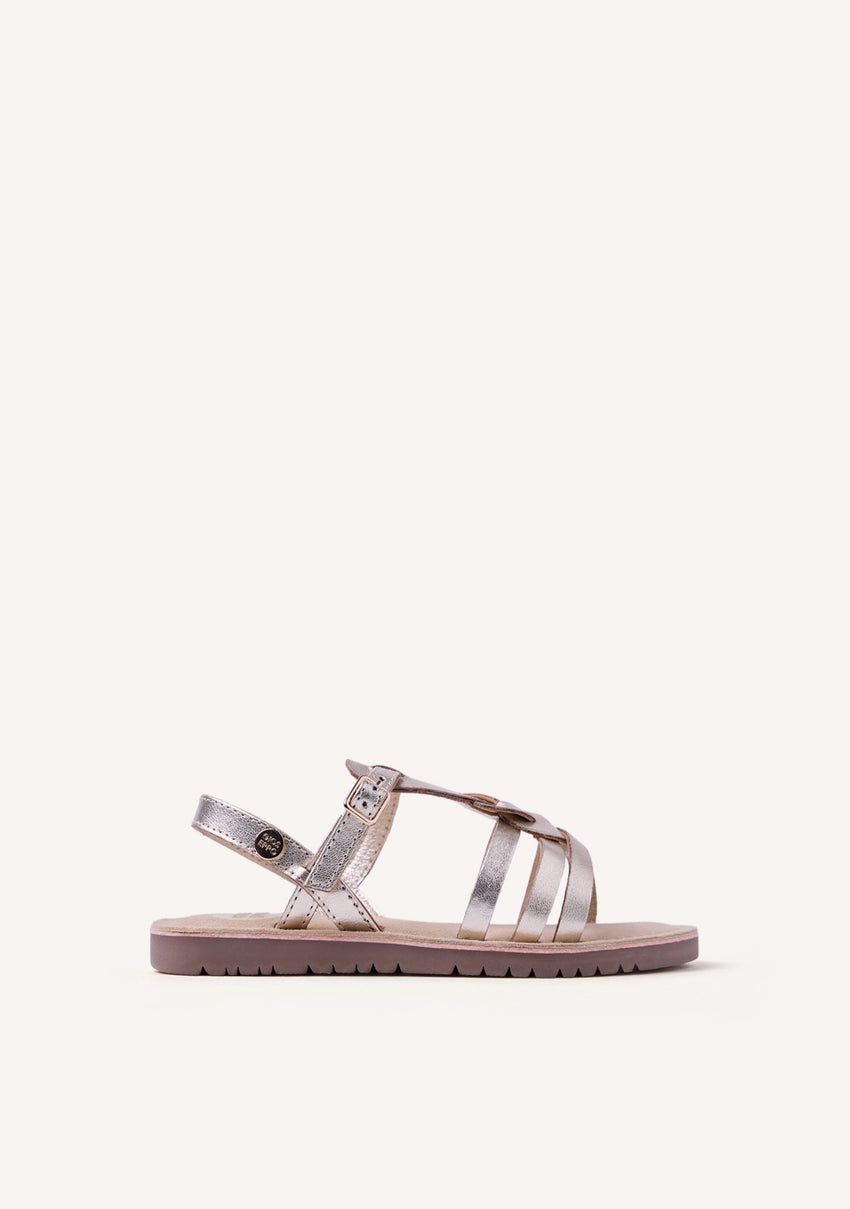 SHINY LEATHER SANDALS BEARSDEN