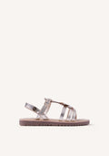 SHINY LEATHER SANDALS BEARSDEN