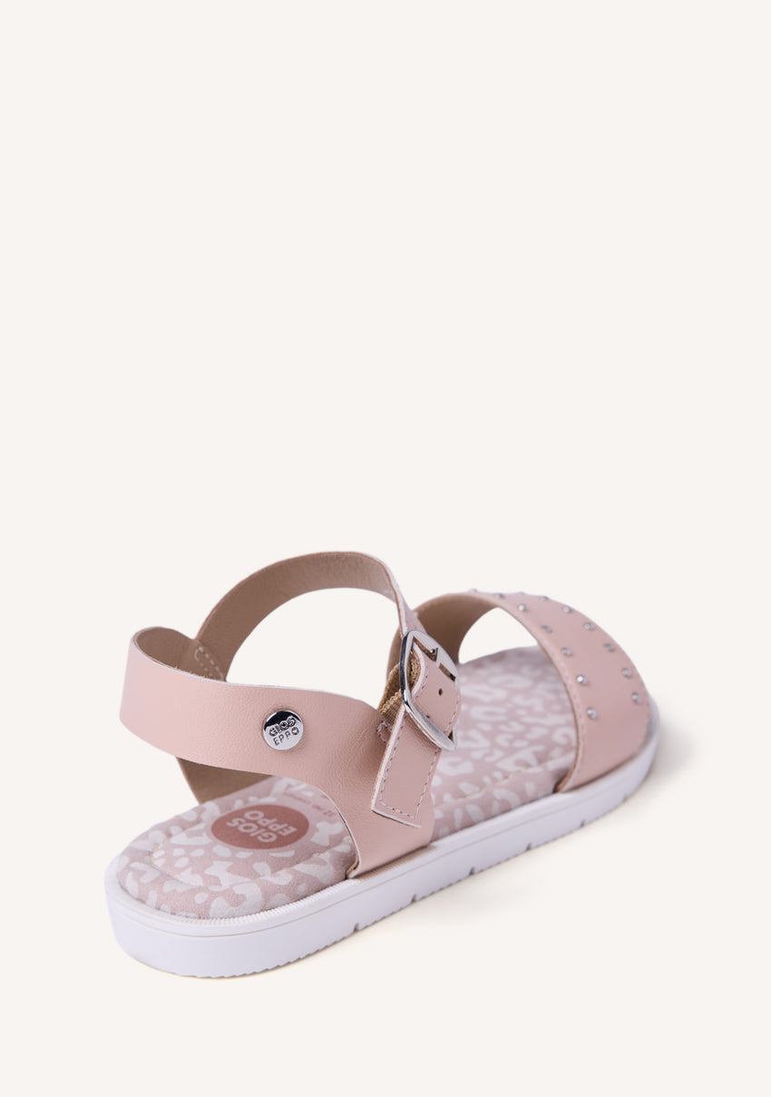 STUDDED LEATHER SANDALS CABERFAE
