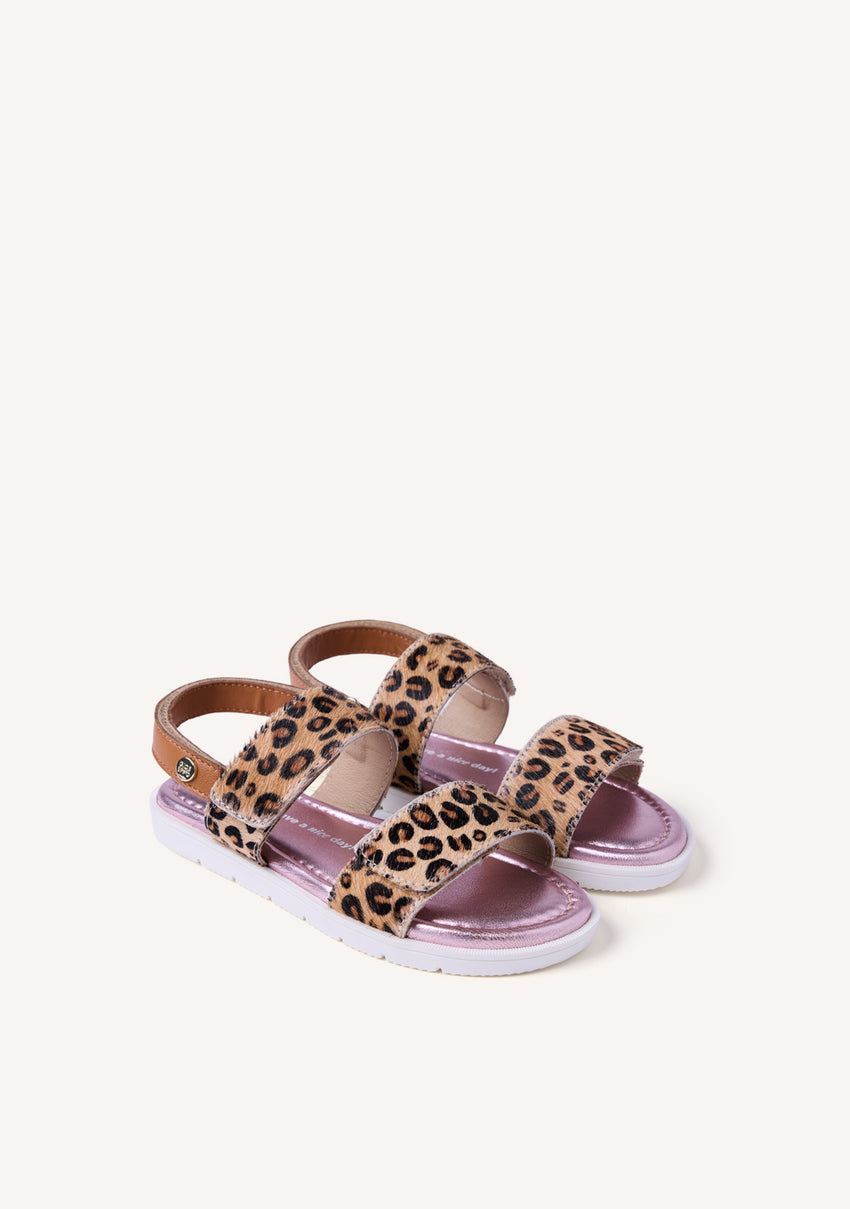 ANIMAL PRINT SANDALS NEZEGA