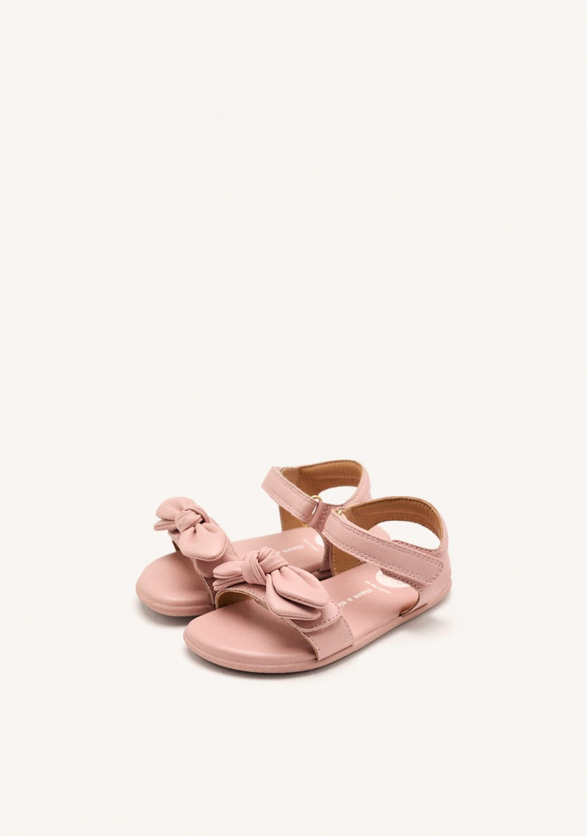 GIOSEPPO BAREFOOT - LEATHER BOW SANDALS BERKLEY