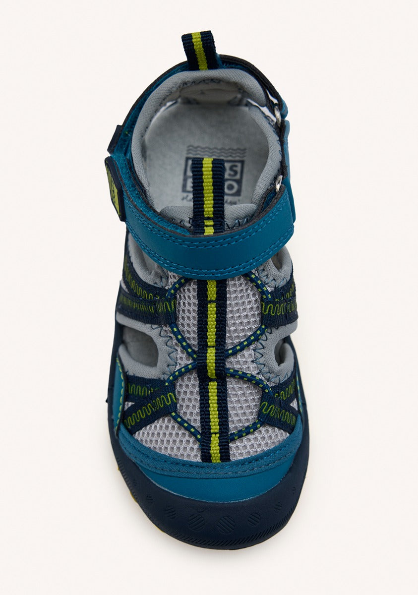 Anstead boys teal sports sandals