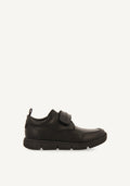 LEATHER TENNIS SHOES WITH ESSEX CLOSURES