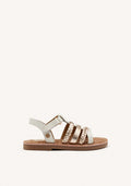 BRAIDED LEATHER SANDALS POYSIPPI