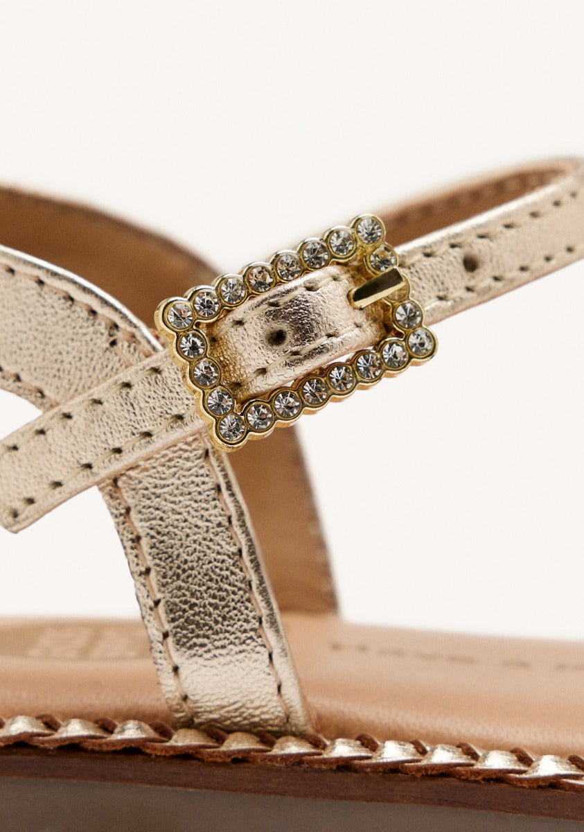 BRAIDED LEATHER SANDALS MEDARY