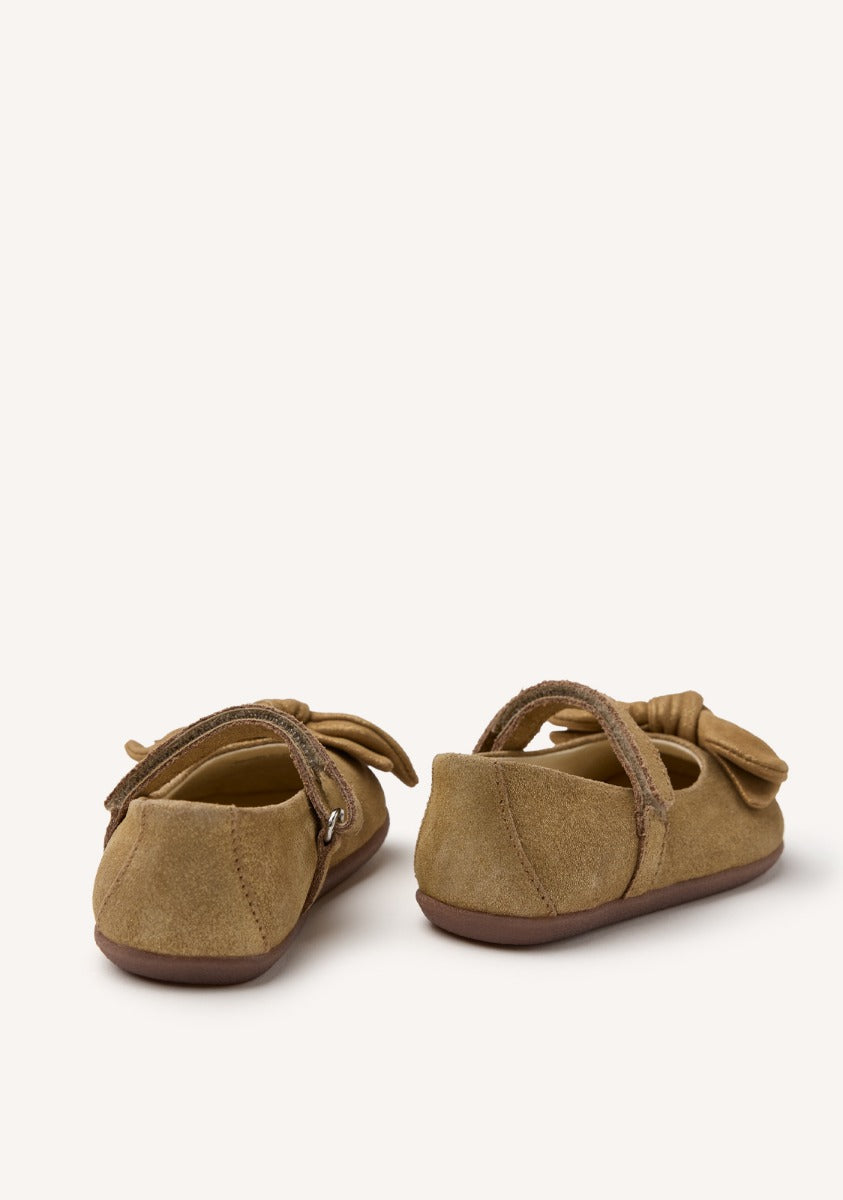 GIOSEPPO BAREFOOT - SUEDE LEATHER BALLERINAS INKSTER