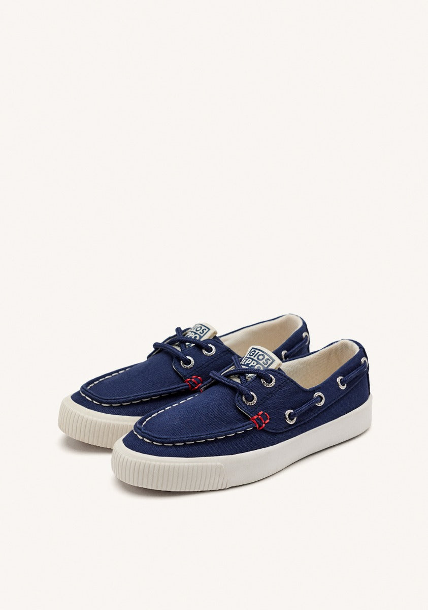 SPORTY NAUTICAL STYLE NAVY BLUE SHOES FOR BOYS AND GIRLS LICATA