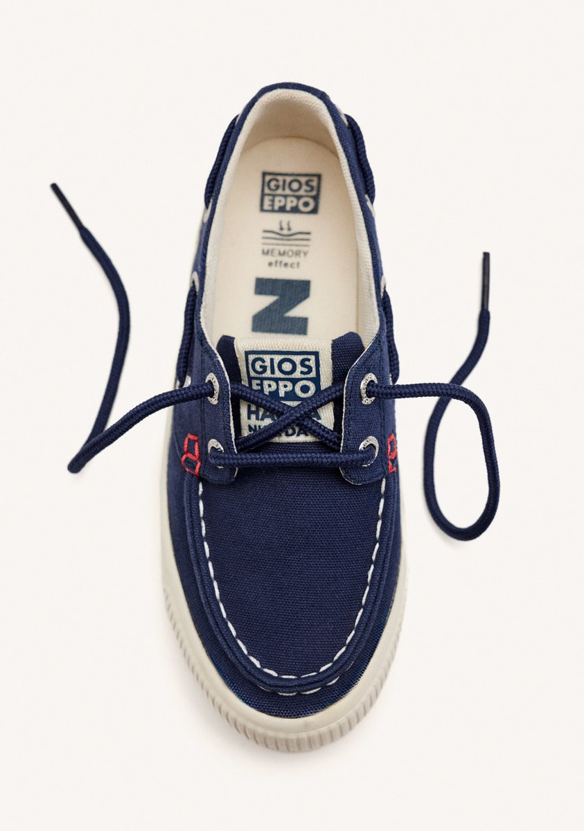 SPORTY NAUTICAL STYLE NAVY BLUE SHOES FOR BOYS AND GIRLS LICATA