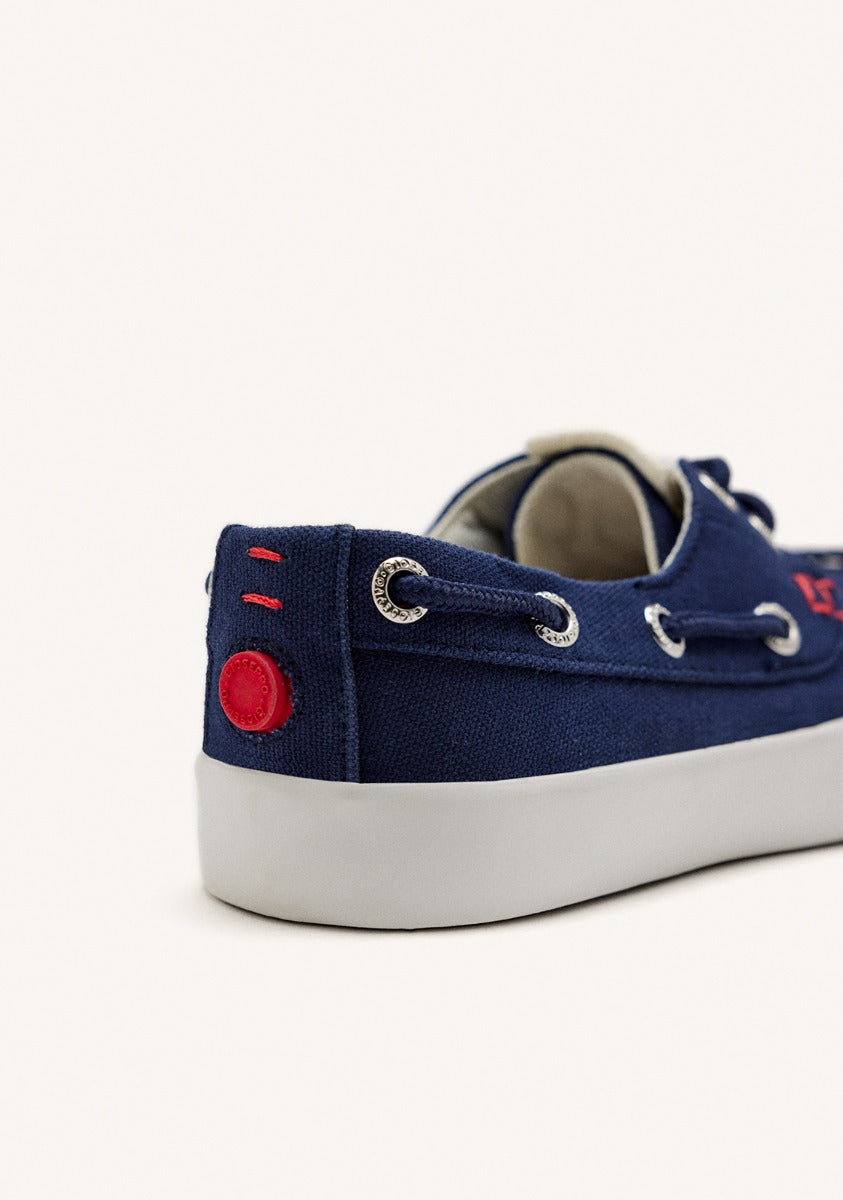SPORTY NAUTICAL STYLE NAVY BLUE SHOES FOR BOYS AND GIRLS LICATA