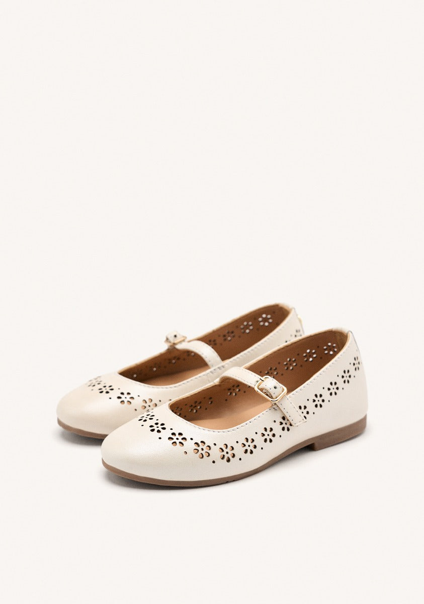 LEATHER BALLET FLATS KITTERY