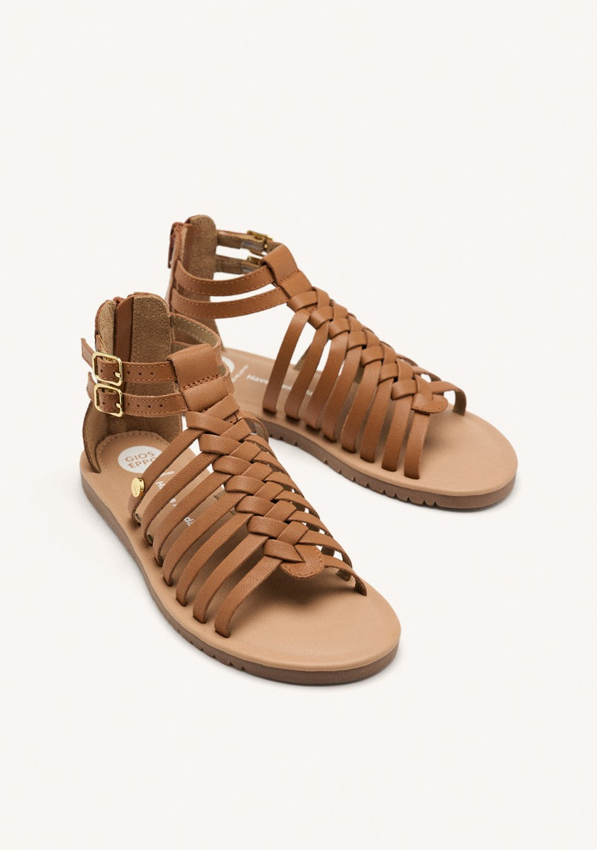 LEATHER ROMAN SANDALS ONALASKA
