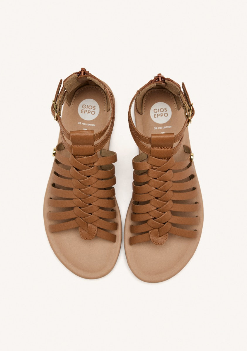 LEATHER ROMAN SANDALS ONALASKA