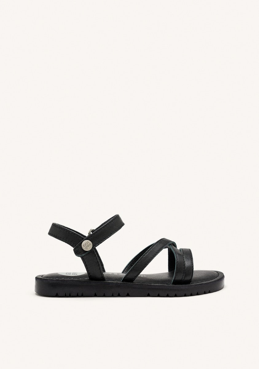 LEATHER STRAP SANDALS TOLLAND