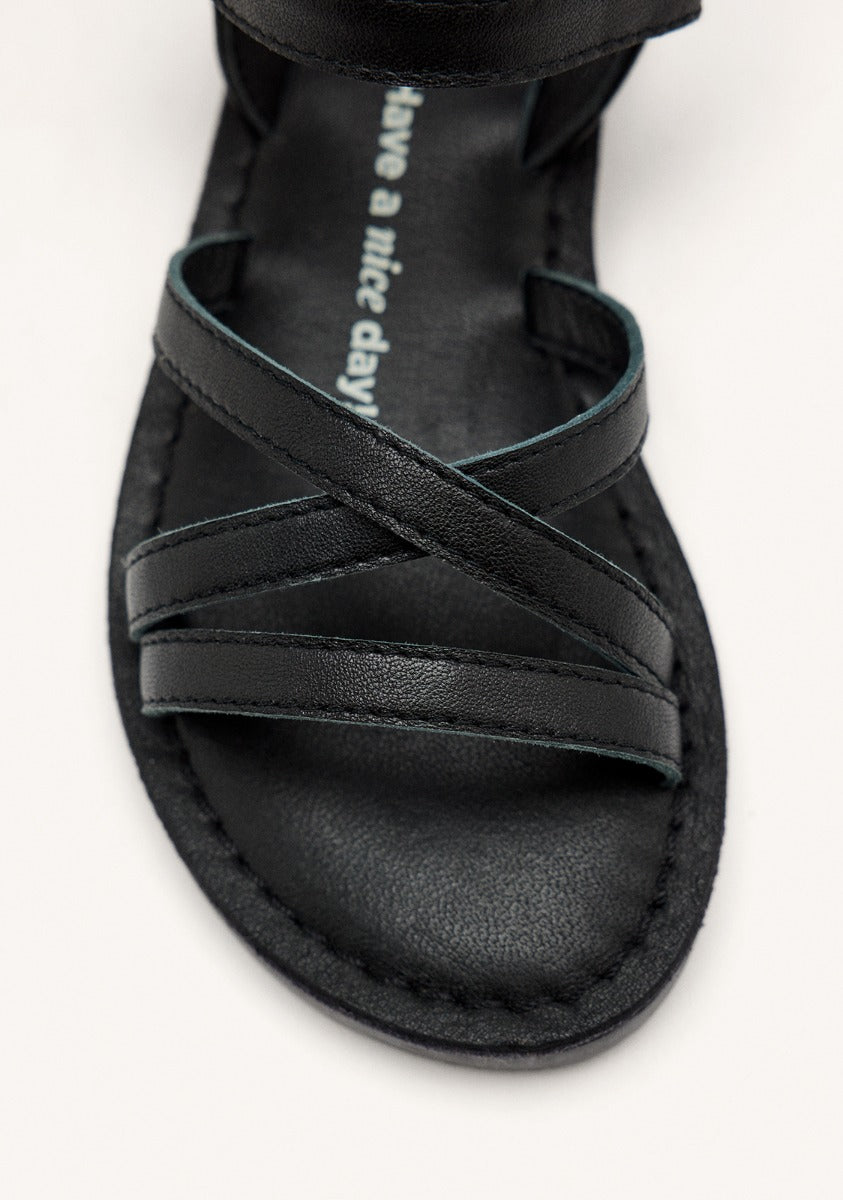LEATHER STRAP SANDALS TOLLAND
