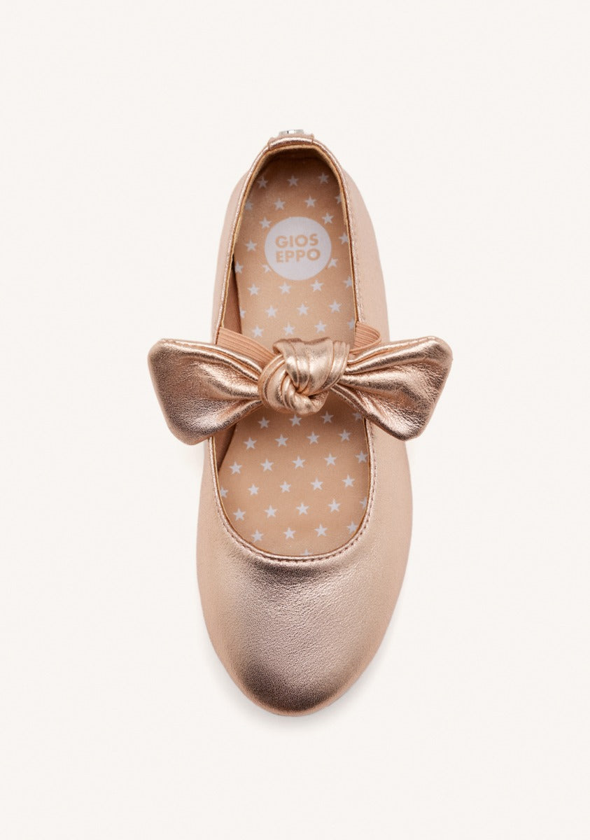 LEATHER MARY-JANE BALLET FLATS BOW ERROL